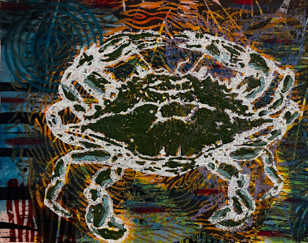 Crab and Blue Water by Francis Pavy, Image 1.