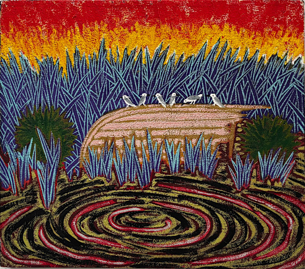 Sunken Rowboat at Southwest Pass by Francis Pavy, Image 1.