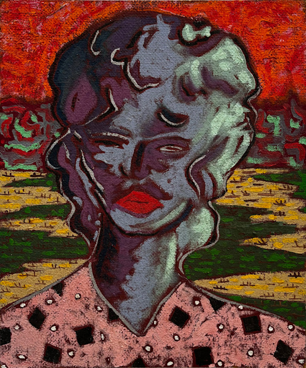 Woman in a Field by Francis Pavy, Image 1.