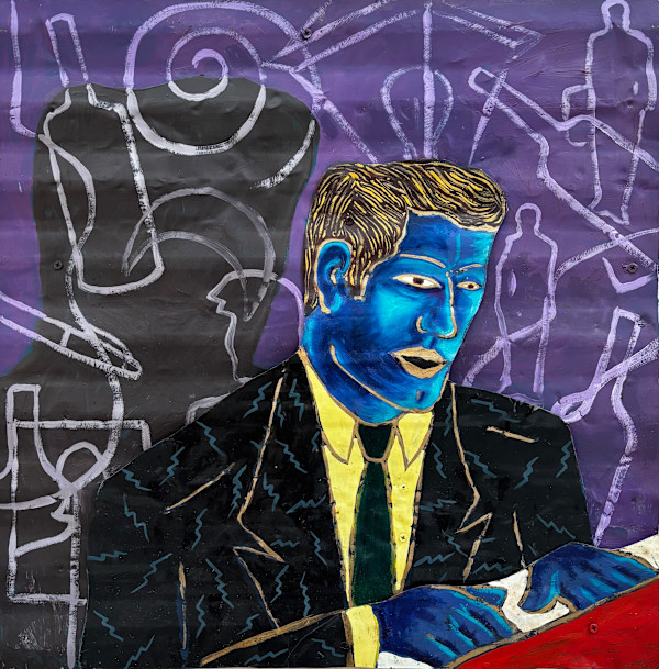 New Orleans Piano Player with Shadow by Francis Pavy, Image 1.