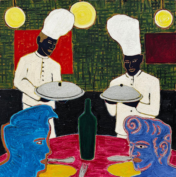 Two Chefs by Francis Pavy, Image 1.