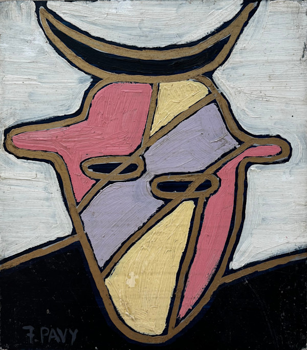 Moon Headed Mardi Gras by Francis Pavy, Image 1.