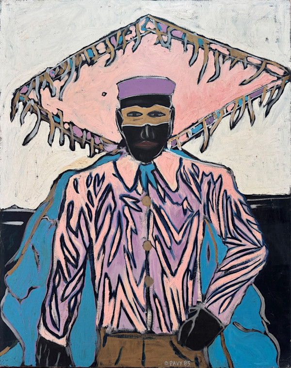 Mardi Gras Mummer by Francis Pavy