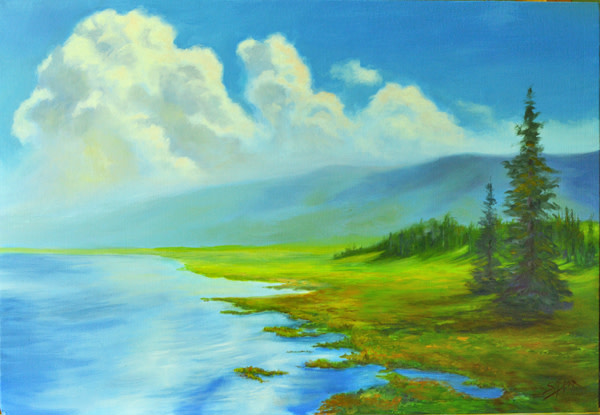 Afternoon Clouds by Susan Martin Spar, Image 1.