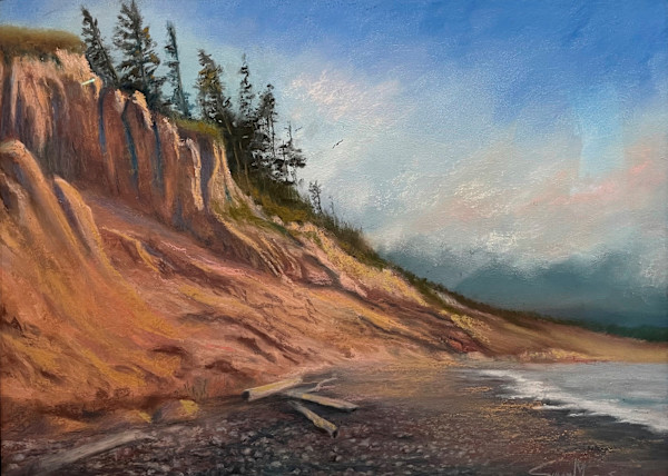 Dungeness Bluffs by Susan Martin Spar, Image 1.