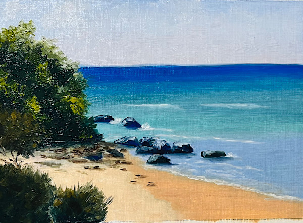 Quiet Beach by Kalika Antao