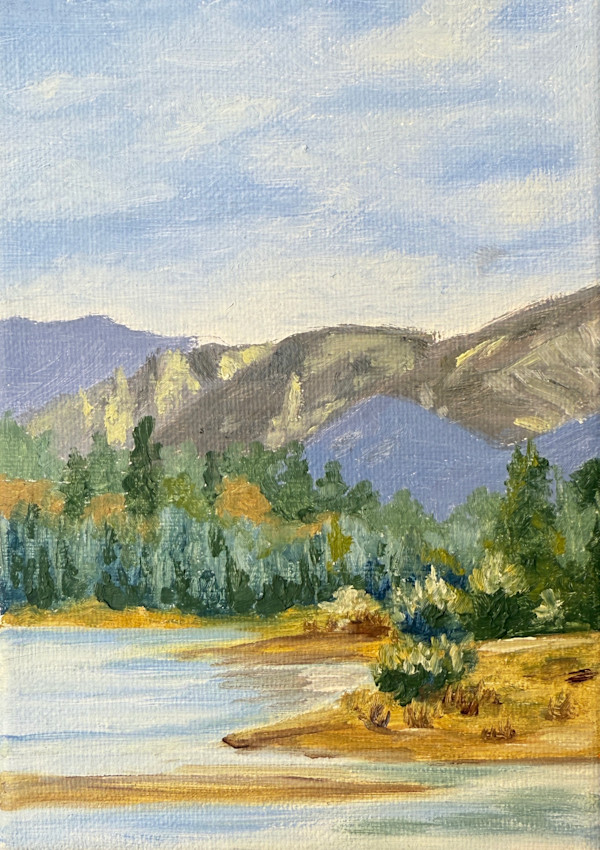 Mountain scene by Kalika Antao