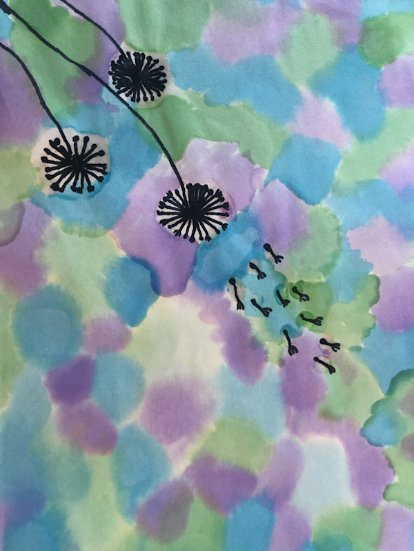 Oma's Flowers by Lonnie Lu Rivera - Laryngeal Cleft, Mitochondrial Disease, Image 1.