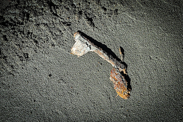 Along the Gravel Road by Kjeld Smed