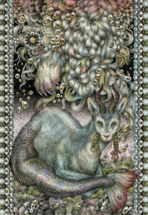 Capricorn at the bottom of the water by Hitomi Aoki