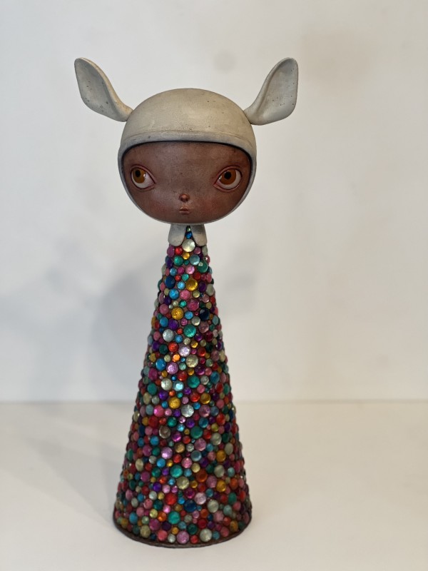 Encrusted Spectrum Rabbit by Kathie Olivas