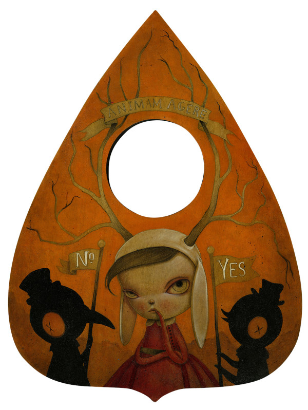 Animam Agere Planchette  (to have one’s last breath) by Kathie Olivas