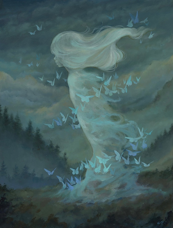 Mourner Among The Wings by Camilla d'Errico