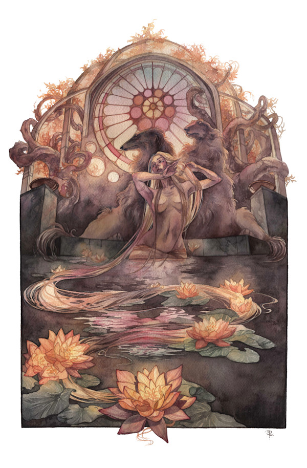 Carcassone, from Lord Dunsany’s A Dreamer’s Tales, 1910 by Amelia Leonards