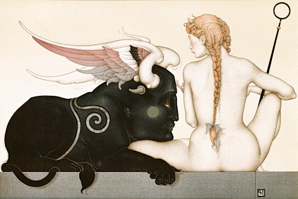 Dark Sphinx by Michael Parkes