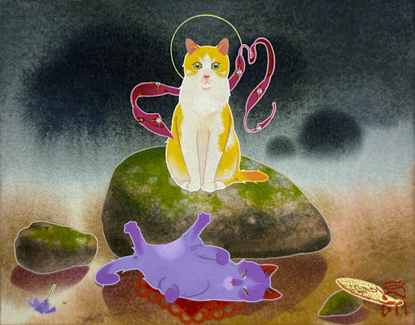 Digging Into The Hyacinths by Seada