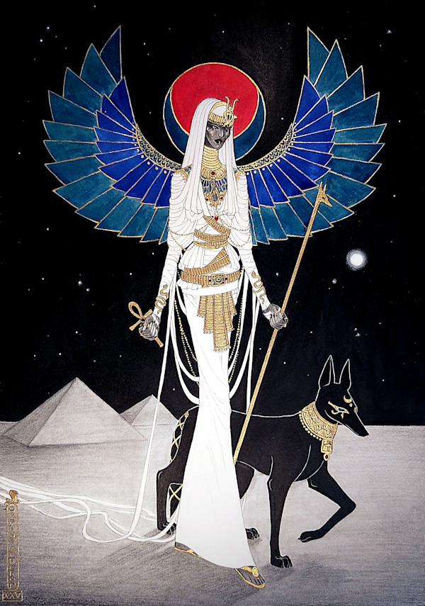 Ex-voto IV : Walking Through The Night Beyond The Desert by Orphné Achéron