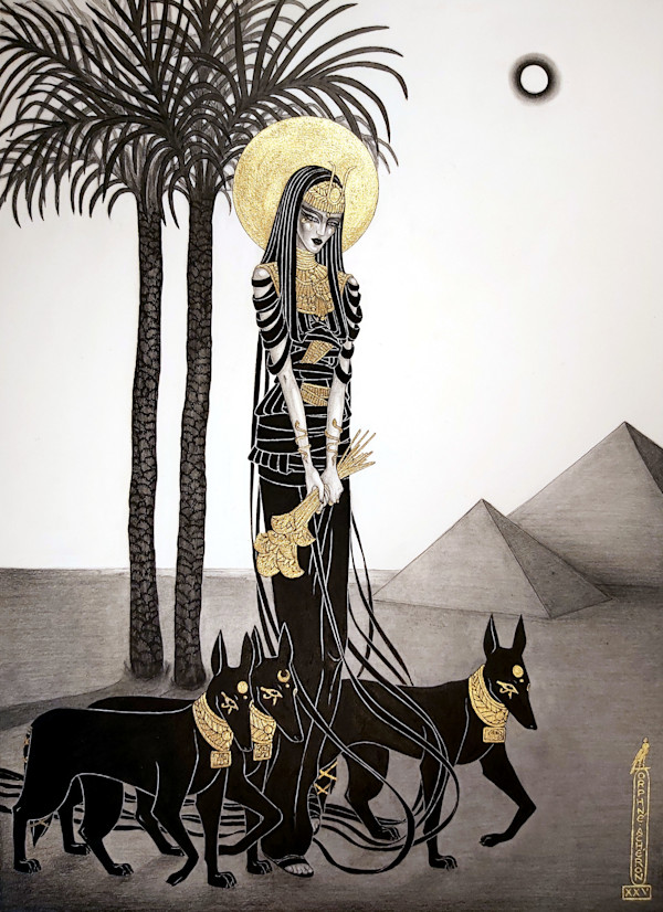 Ex-voto V : An Ordinary Afternoon On The Way To The Temple by Orphné Achéron