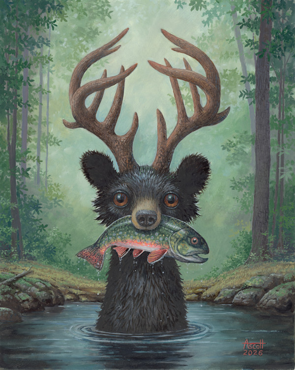 Trout Fishing by Thomas Ascott, Image 1.