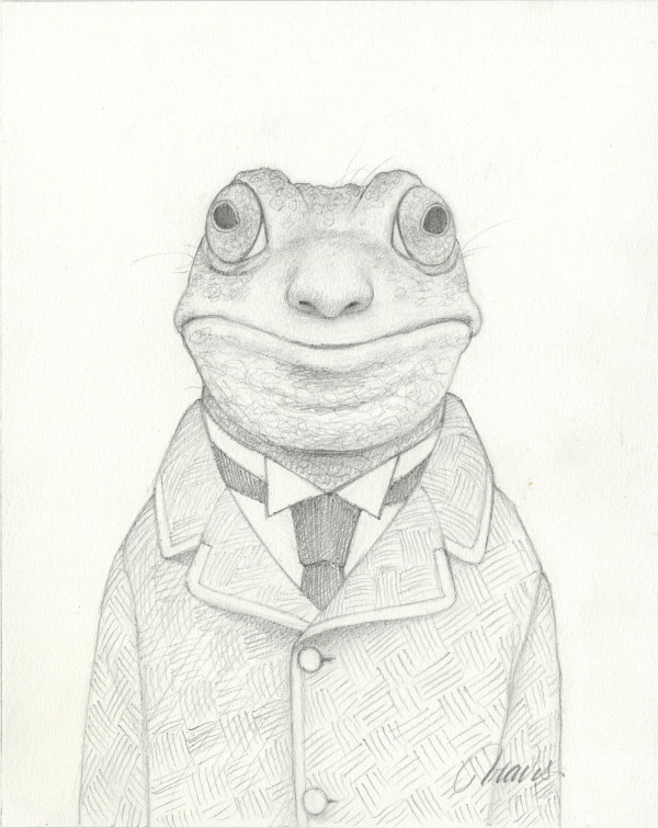 Gary the Frogman Drawing by Travis Louie