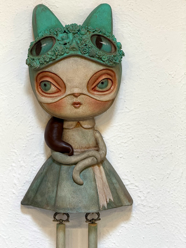 Hanging Masked Flora Ingrid by Kathie Olivas