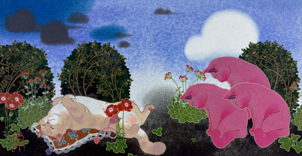 Into The Lilac Of Adonis's Rain by Seada