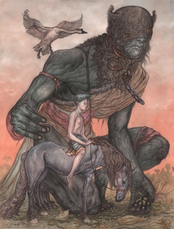The Wild Man and The Boy With The Three-Legged Horse by Jason Mowry