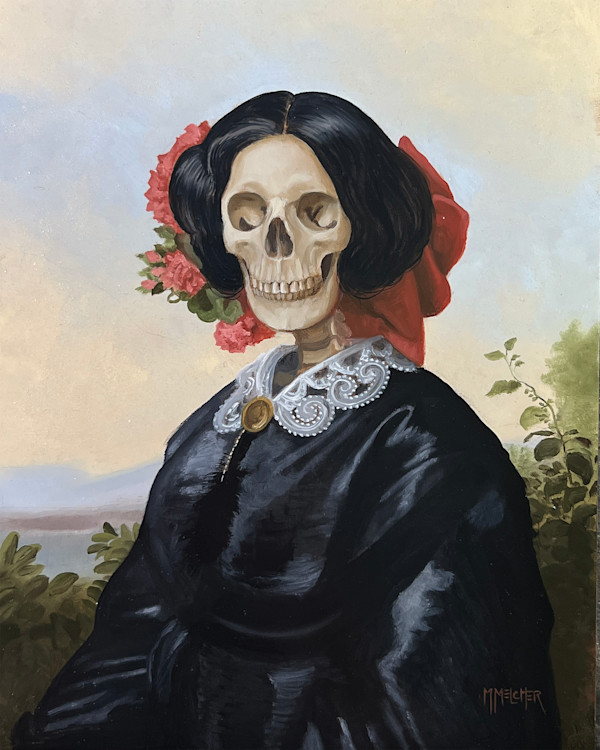 Johanna with Flowers by Michele Melcher