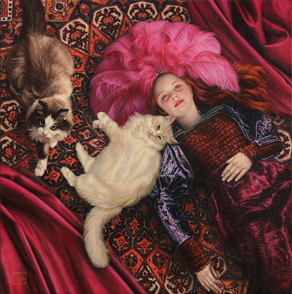 LYING GIRL 1 by Marc Le Rest, Image 1.