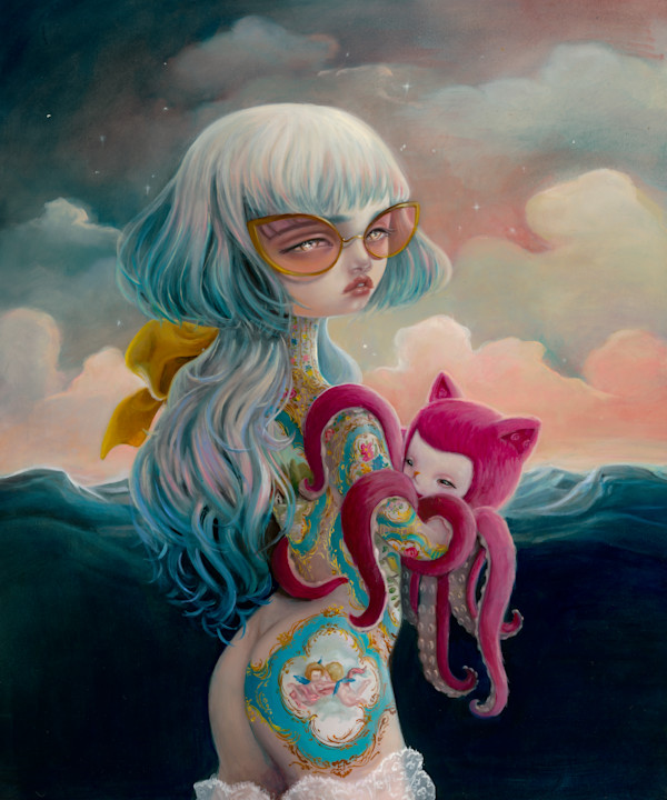 Nadia and Pussypus by Kukula