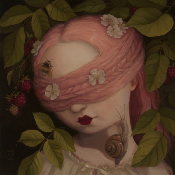Raspberry Blossom by Katie Gamb