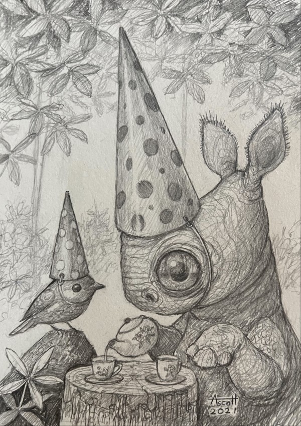 Tea and Party Hats by Thomas Ascott