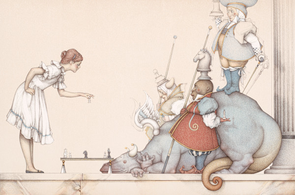 The Chess Game (Child’s Play) by Michael Parkes