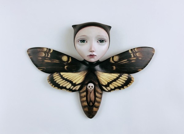 Bardo. Deaths head moth by Zoe Thomas