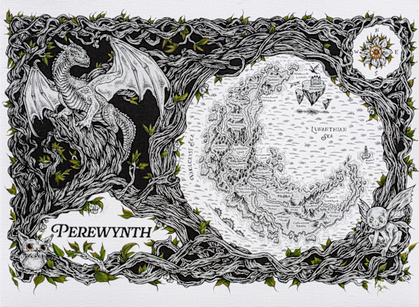 Map of Perewynth by Kyra Wilson, Image 1.