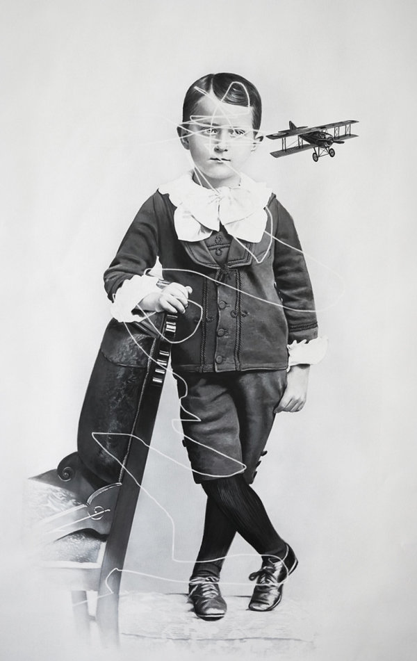 Boy and Aeroplane by Zoé  Byland