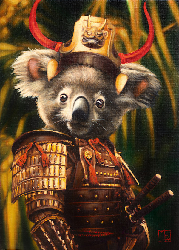 KOALA SAMURAI by Marc Le Rest