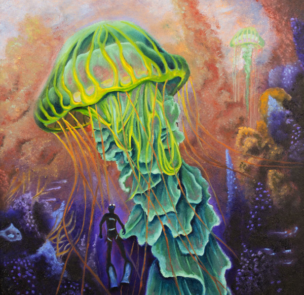 Lost in the sea of the Giant Jellies II by Joseph Weinreb
