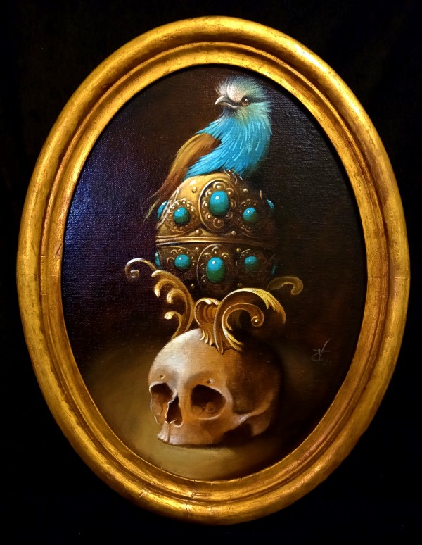 Bones and turquoise by Zoe Chigi