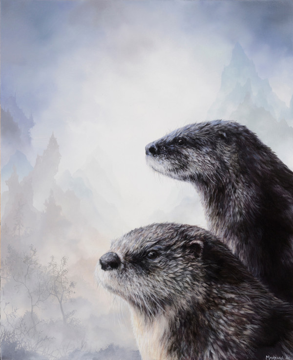 River Otters by Brian Mashburn