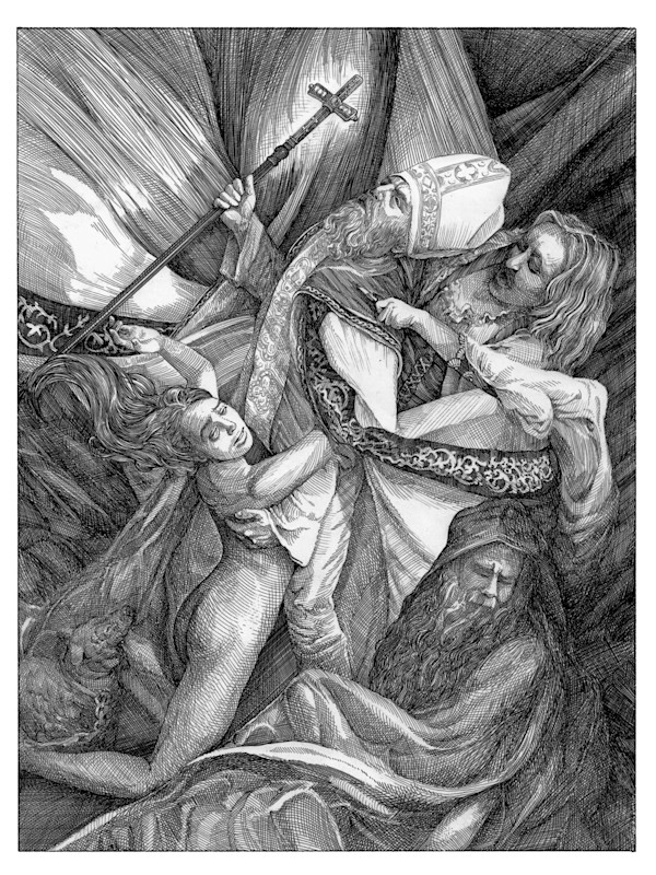 The Revolt of the Innocent (Homage to Matt Jordan's tattoo of "The Revolt of the Innocent") by Myriam Black, Image 1.