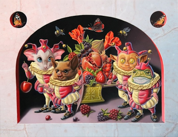 « La tentation de Laura et Lizzie » (« The temptation of Laura and Lizzie ») by Valéry VECU-Quitard, Image 1.