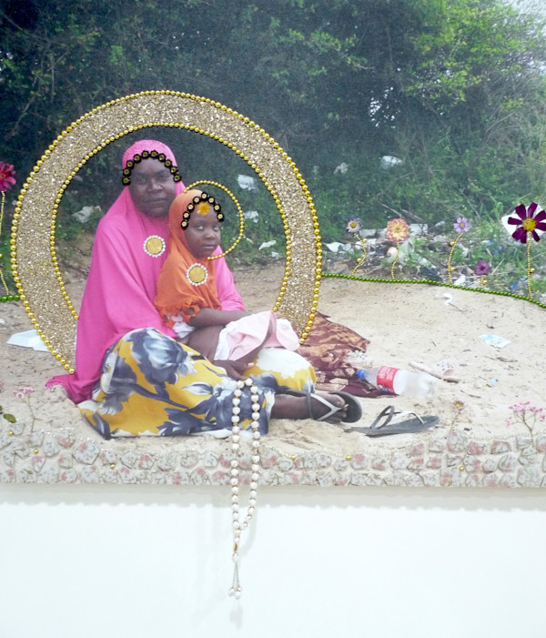 Madonna & Child in Catembe, Mozambique by Nafeesah Allen