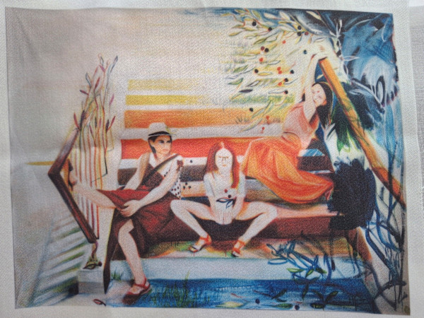 Antique présent- Tissu by Marie Désert