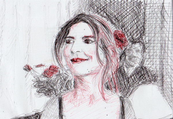 Agnes Jaoui by Marie Désert