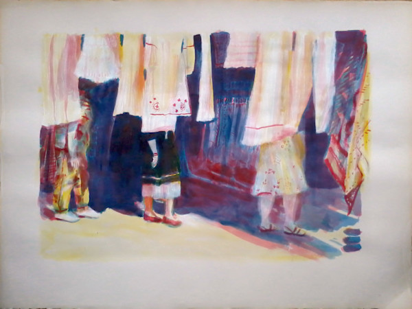Au marché by Marie Désert