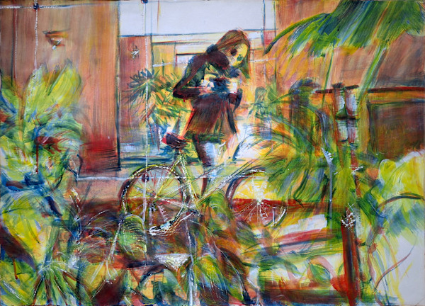 Autoportrait au vélo by Marie Désert
