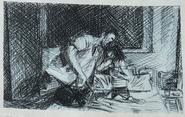 Tissu - Adieu by Marie Désert