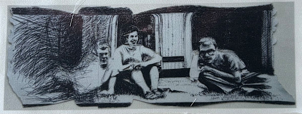 Tissu - Andy et ses amis II by Marie Désert