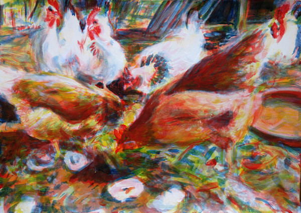 Les poules de Max et Auré by Marie Désert